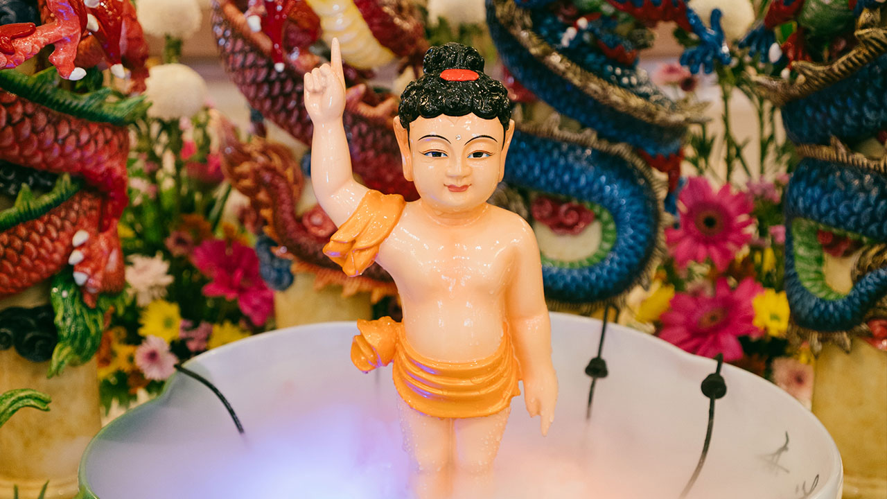 Soft dreamy image of bright candlelight from burning tea light c